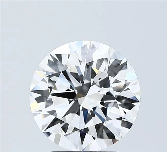 2.50ct Round Lab Grown Diamond (Colour E, Clarity VVS2, Cut ID, IGI Certified)