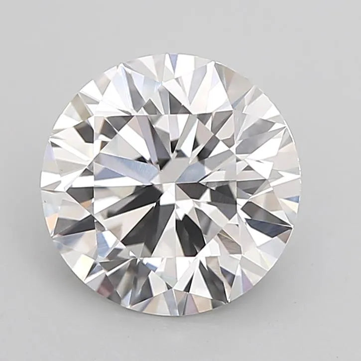 2.50ct Round Lab Grown Diamond (Colour F, Clarity VVS2, Cut ID, IGI Certified)