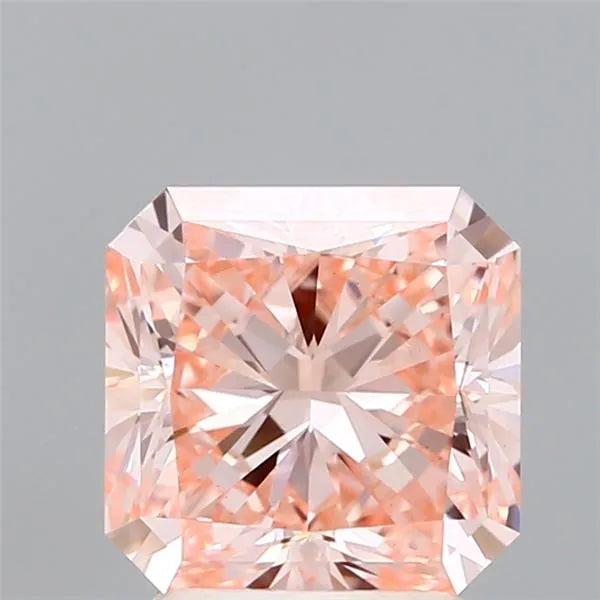 2.50ct Square radiant Lab Grown Diamond (Colour Fancy Intense Pink, Clarity VS1, IGI Certified)