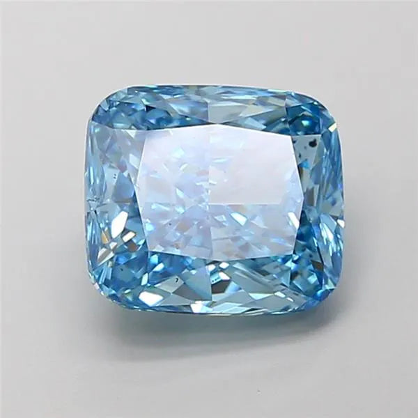2.51ct Cushion modified Lab Grown Diamond (Colour Fancy Vivid Blue, Clarity VS2, IGI Certified)