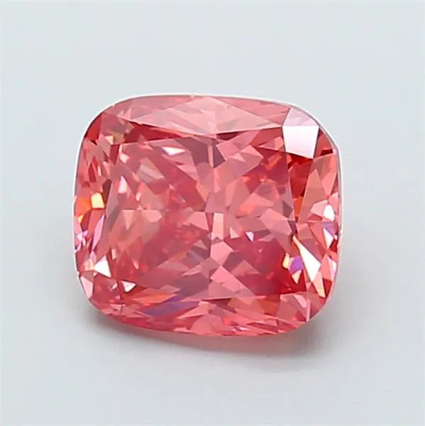 2.51ct Cushion modified Lab Grown Diamond (Colour Fancy Vivid Pink, Clarity VS1, IGI Certified)