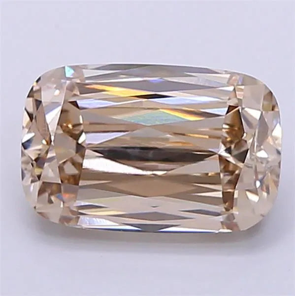 2.51ct Cushion modified Lab Grown Diamond (Colour Very Light Brown, Clarity VS2, IGI Certified)