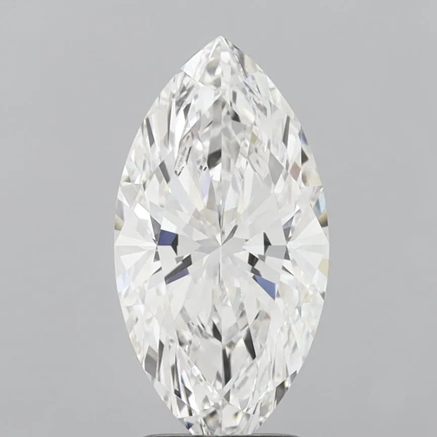 2.51ct Marquise Lab Grown Diamond (Colour F, Clarity VVS2, IGI Certified)