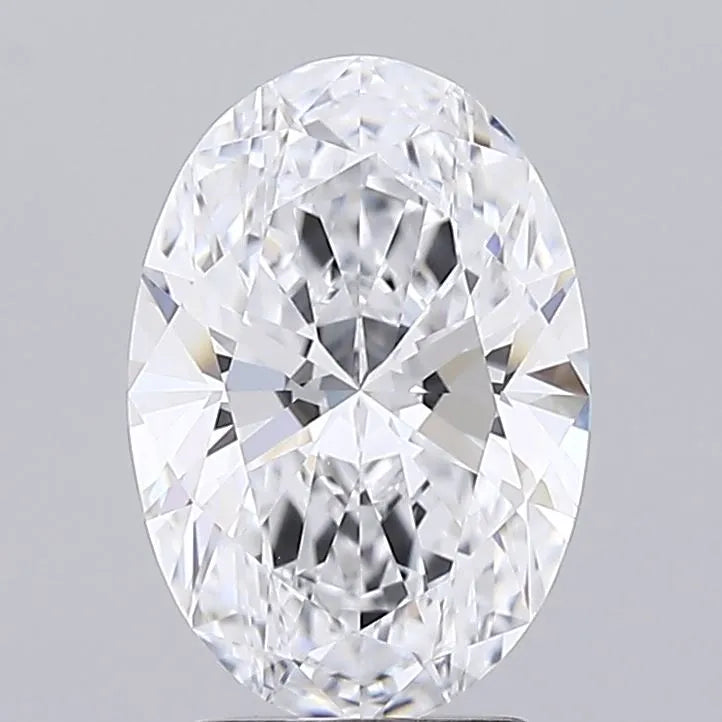 2.51ct Oval Lab Grown Diamond (Colour D, Clarity IF, IGI Certified)