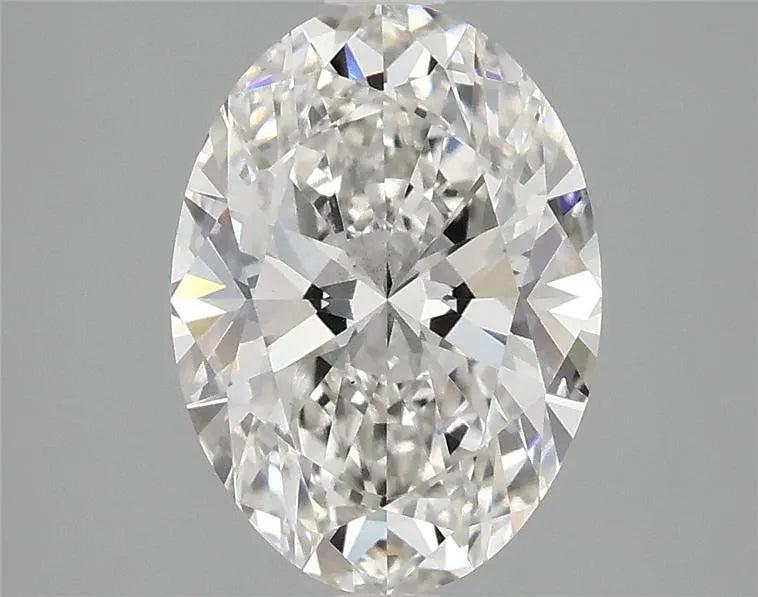 2.51ct Oval Lab Grown Diamond (Colour G, Clarity VS2, IGI Certified)