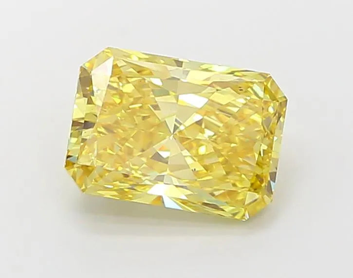 2.51ct Radiant Lab Grown Diamond (Colour Fancy Vivid Yellow, Clarity VS2, IGI Certified)
