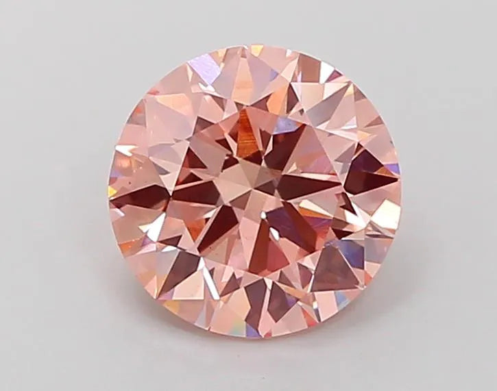 2.51ct Round Lab Grown Diamond (Colour Fancy Intense Pink, Clarity VS1, Cut ID, IGI Certified)