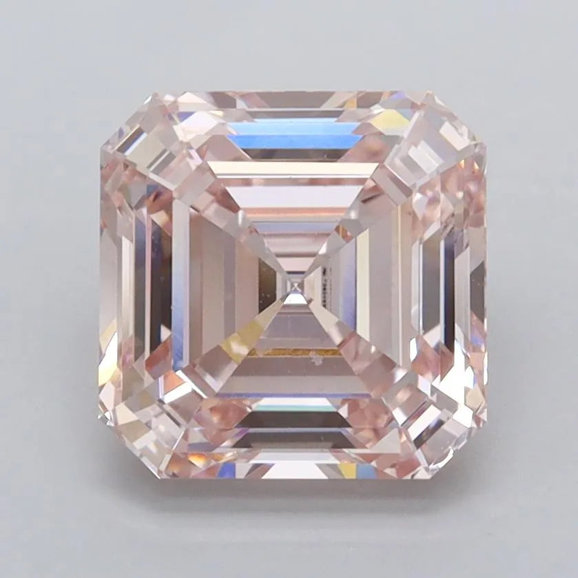 2.52ct Asscher Lab Grown Diamond (Colour Fancy Intense Pink, Clarity VS1, IGI Certified)