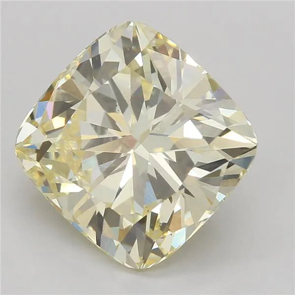 2.52ct Cushion brilliant Lab Grown Diamond (Colour Fancy Intense Yellow, Clarity VS2, Cut EX, IGI Certified)