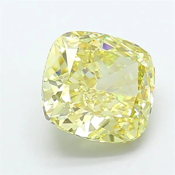 2.52ct Cushion modified Lab Grown Diamond (Colour Fancy Intense Yellow, Clarity VS1, IGI Certified)