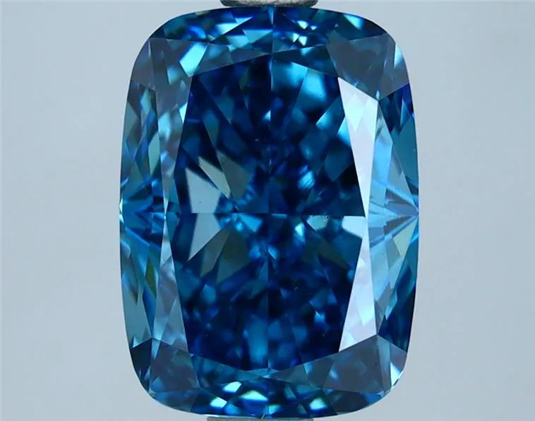 2.52ct Cushion modified Lab Grown Diamond (Colour Fancy Vivid Blue, Clarity VS1, IGI Certified)
