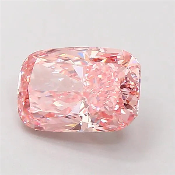 2.52ct Cushion modified Lab Grown Diamond (Colour Fancy Vivid Pink, Clarity VVS2, IGI Certified)