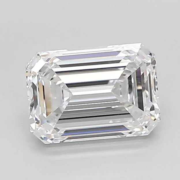 2.52ct Emerald Lab Grown Diamond (Colour D, Clarity IF, Cut EX, IGI Certified)