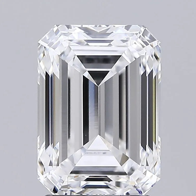 2.52ct Emerald Lab Grown Diamond (Colour D, Clarity VVS1, IGI Certified)