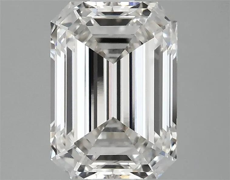 2.52ct Emerald Lab Grown Diamond (Colour G, Clarity VVS2, IGI Certified)