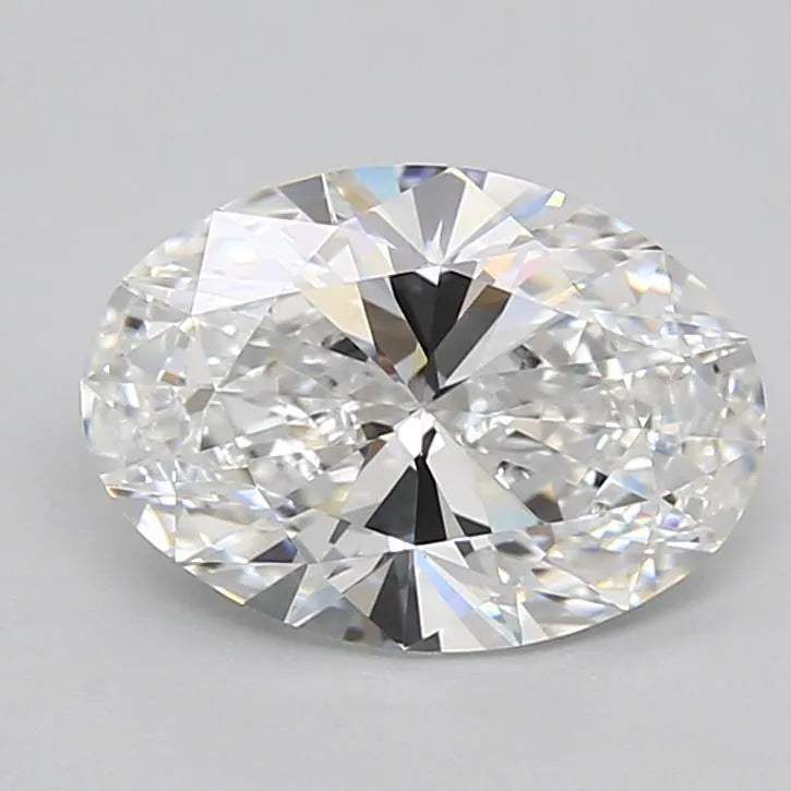 2.52ct Oval Lab Grown Diamond (Colour D, Clarity IF, IGI Certified)