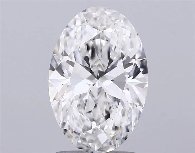 2.52ct Oval Lab Grown Diamond (Colour E, Clarity VS2, IGI Certified)
