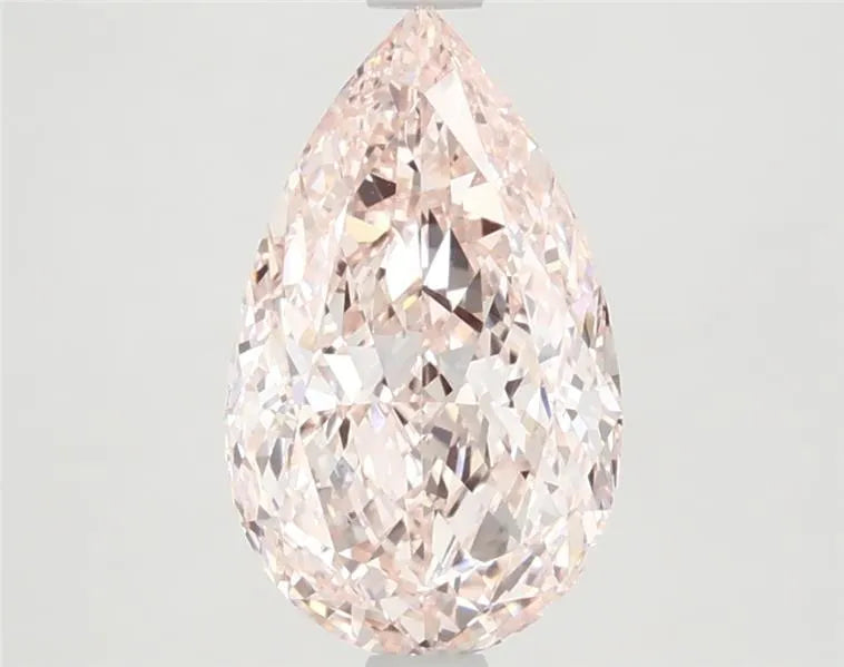2.52ct Pear Lab Grown Diamond (Colour Fancy Intense Pink, Clarity VS1, IGI Certified)