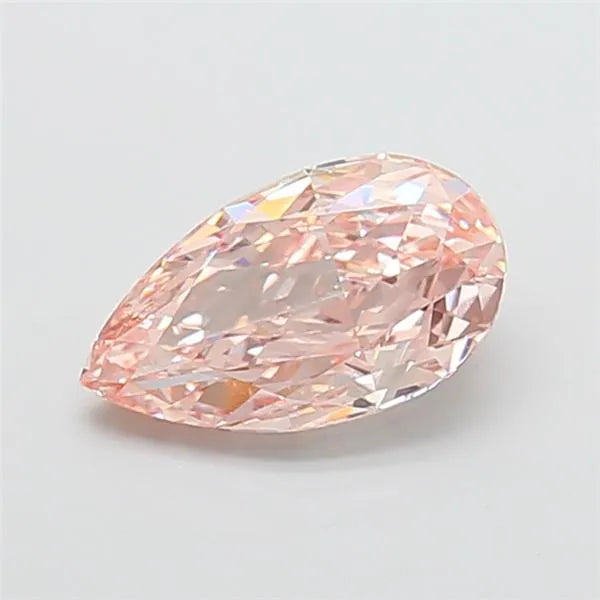 2.52ct Pear Lab Grown Diamond (Colour Fancy Intense Pink, Clarity VS1, IGI Certified)