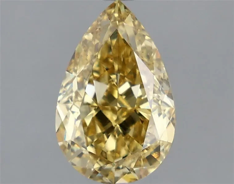 2.52ct Pear Lab Grown Diamond (Colour Fancy Intense Yellow, Clarity VS1, IGI Certified)