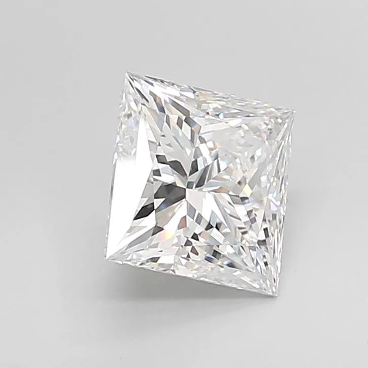 2.52ct Princess Lab Grown Diamond (Colour D, Clarity VVS1, Cut EX, IGI Certified)
