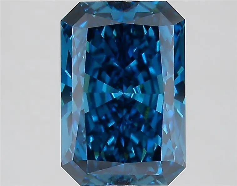 2.52ct Radiant Lab Grown Diamond (Colour Fancy Vivid Blue, Clarity VS1, IGI Certified)