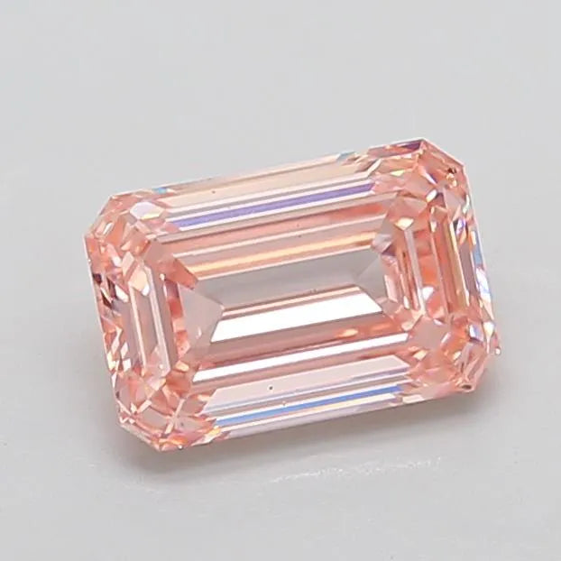 2.53ct Emerald Lab Grown Diamond (Colour Fancy Intense Pink, Clarity VS1, IGI Certified)