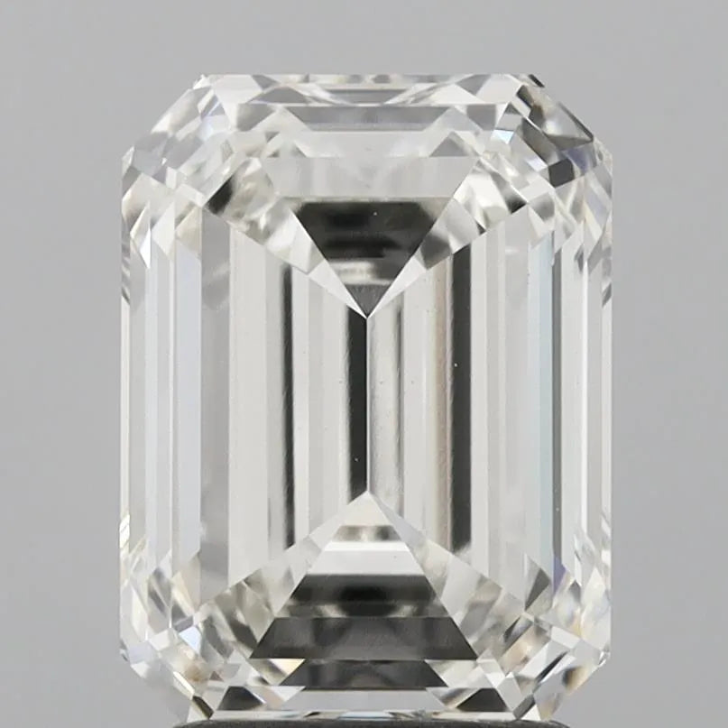 2.53ct Emerald Lab Grown Diamond (Colour H, Clarity VVS2, IGI Certified)