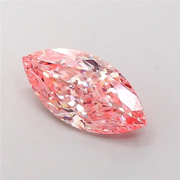 2.53ct Marquise Lab Grown Diamond (Colour Fancy Vivid Pink, Clarity VS1, IGI Certified)