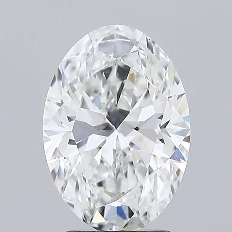 2.53ct Oval Lab Grown Diamond (Colour E, Clarity IF, IGI Certified)