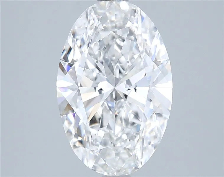 2.53ct Oval Lab Grown Diamond (Colour E, Clarity VS1, IGI Certified)