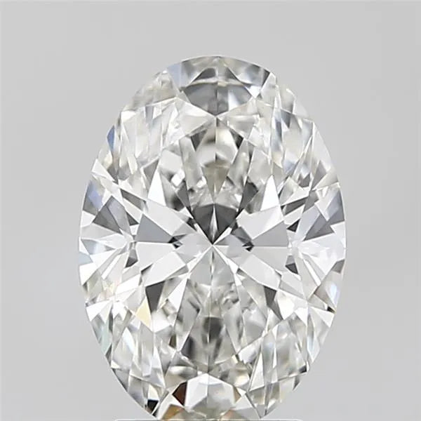 2.53ct Oval Lab Grown Diamond (Colour G, Clarity VVS2, IGI Certified)