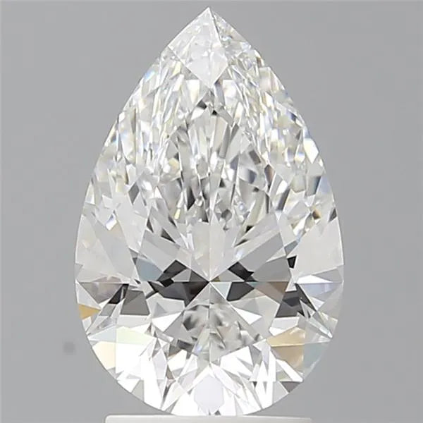 2.53ct Pear Lab Grown Diamond (Colour E, Clarity VVS2, IGI Certified)