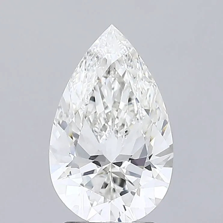 2.53ct Pear Lab Grown Diamond (Colour G, Clarity VVS2, IGI Certified)