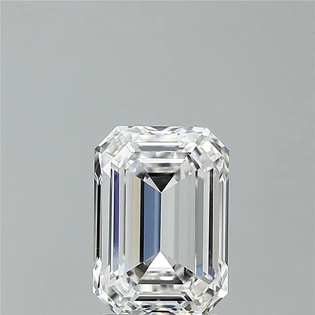 2.54ct Emerald Lab Grown Diamond (Colour E, Clarity IF, IGI Certified)