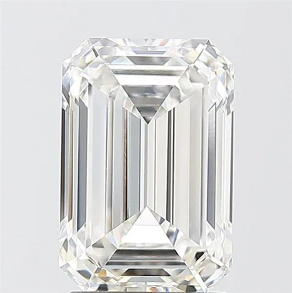 2.54ct Emerald Lab Grown Diamond (Colour F, Clarity VVS2, IGI Certified)