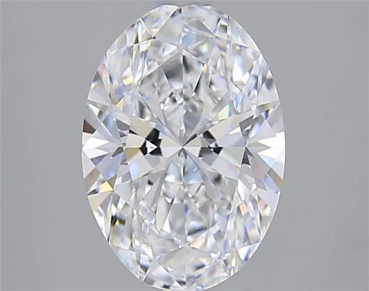 2.54ct Oval Lab Grown Diamond (Colour D, Clarity VVS2, IGI Certified)