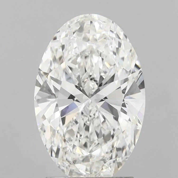 2.54ct Oval Lab Grown Diamond (Colour F, Clarity VS1, IGI Certified)