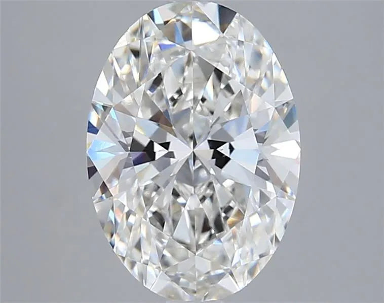 2.54ct Oval Lab Grown Diamond (Colour F, Clarity VVS2, IGI Certified)