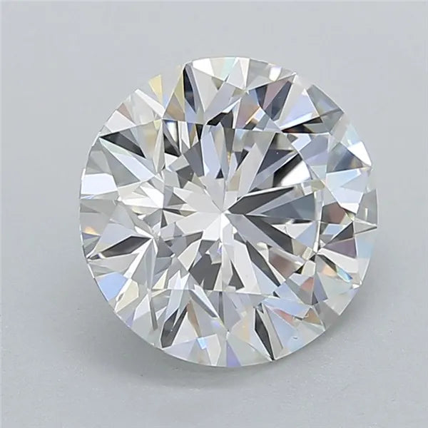 2.54ct Round Lab Grown Diamond (Colour F, Clarity VVS2, Cut ID, IGI Certified)