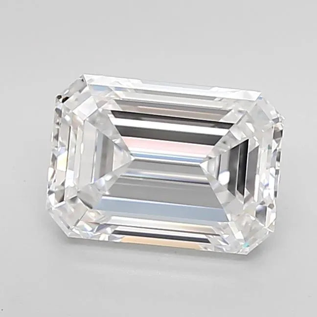 2.55ct Emerald Lab Grown Diamond (Colour D, Clarity IF, Cut EX, IGI Certified)
