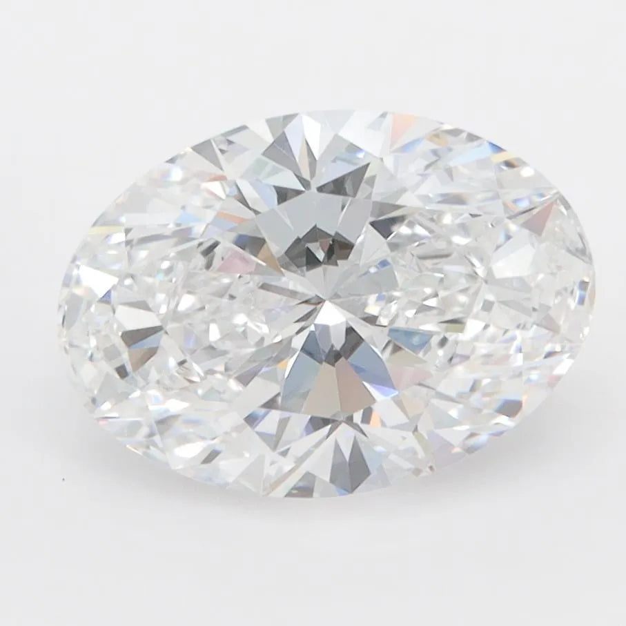 2.55ct Oval Lab Grown Diamond (Colour D, Clarity VVS1, GIA Certified)