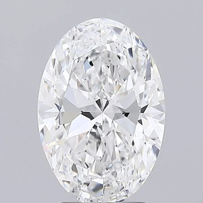 2.55ct Oval Lab Grown Diamond (Colour D, Clarity VVS2, IGI Certified)