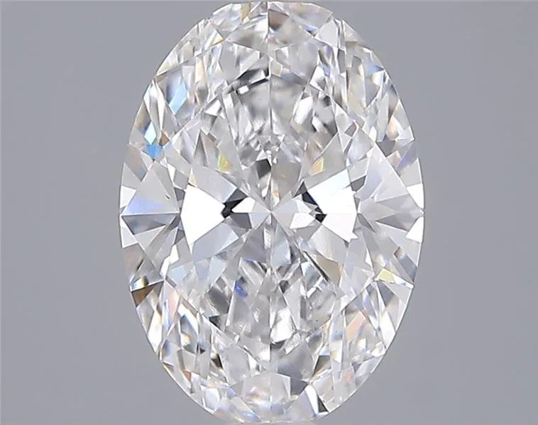 2.55ct Oval Lab Grown Diamond (Colour D, Clarity VVS2, IGI Certified)