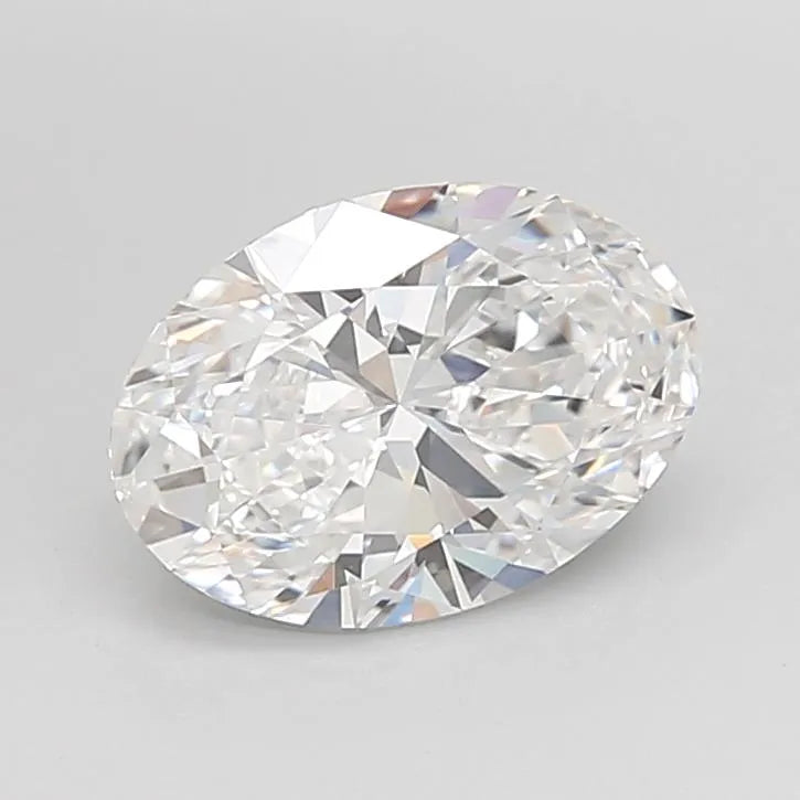 2.55ct Oval Lab Grown Diamond (Colour D, Clarity VVS2, IGI Certified)