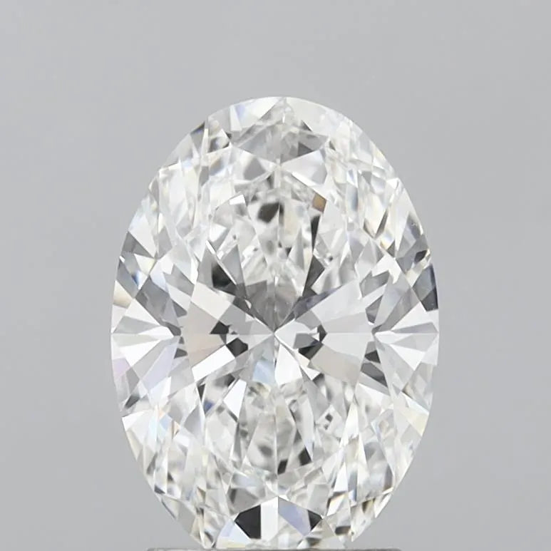 2.55ct Oval Lab Grown Diamond (Colour F, Clarity VVS2, IGI Certified)
