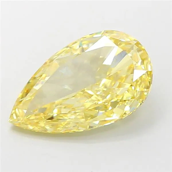 2.55ct Pear Lab Grown Diamond (Colour Fancy Yellow, Clarity VS1, IGI Certified)
