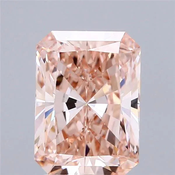 2.55ct Radiant Lab Grown Diamond (Colour Fancy Light Brown, Clarity VVS2, IGI Certified)