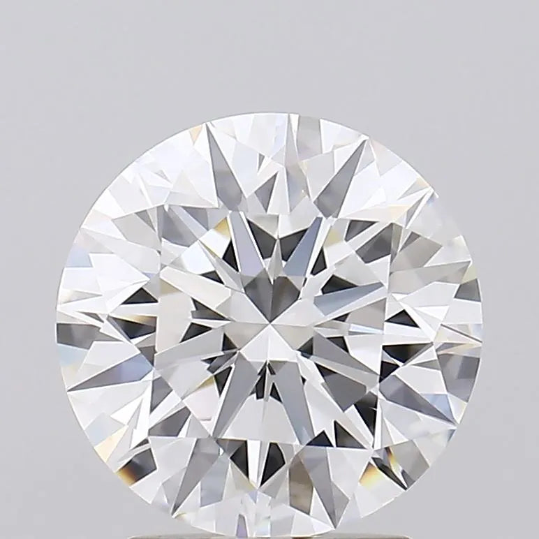 2.55ct Round Lab Grown Diamond (Colour D, Clarity IF, Cut ID, IGI Certified)