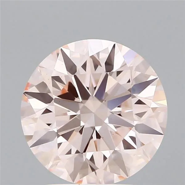 2.55ct Round Lab Grown Diamond (Colour Fancy Pink, Clarity VS1, Cut ID, IGI Certified)